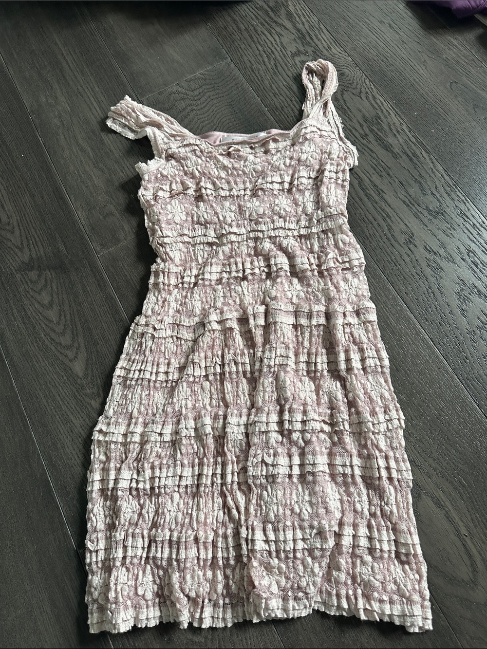 Max Studio Pink Ruched Sleeveless Sundress